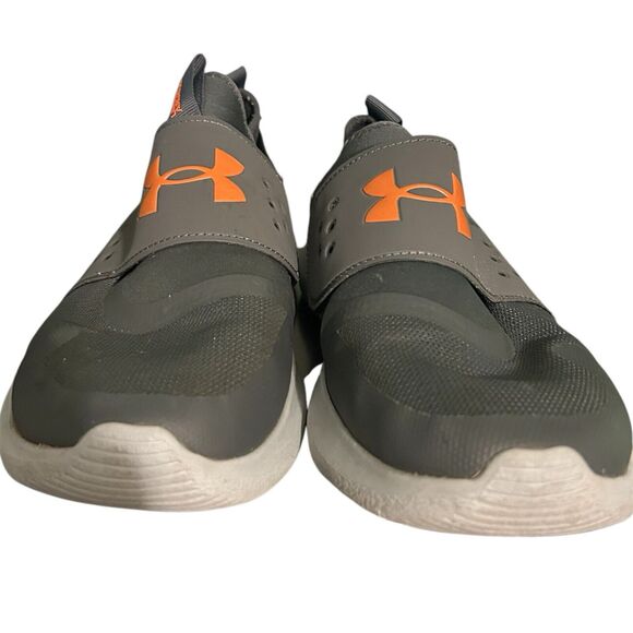 Under Armour Mens Runplay Running Shoe 3024870-104 Sz 13 Dark Gray/Orange main image 7